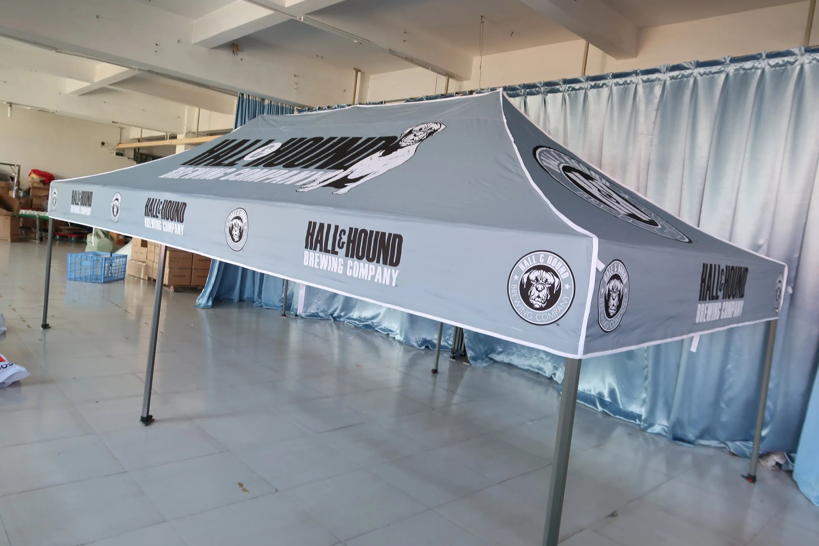 Showcase Excellence: 10'x20' Custom RPET Advertising Canopy