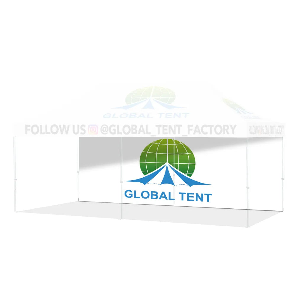 Printed Perfection: Custom Advertising Canopy Tent with Top & Walls