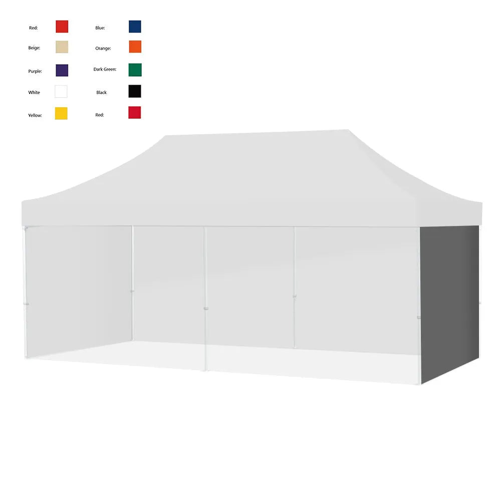 Printed Perfection: Custom RPET Advertising Canopy Tent with TOP & Walls