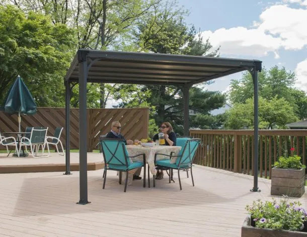 Versatile Outdoor Oasis: Aluminum Multifunction Pergola
