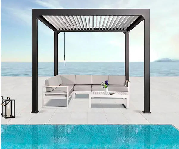 Versatile Outdoor Oasis: Aluminum Multifunction Pergola