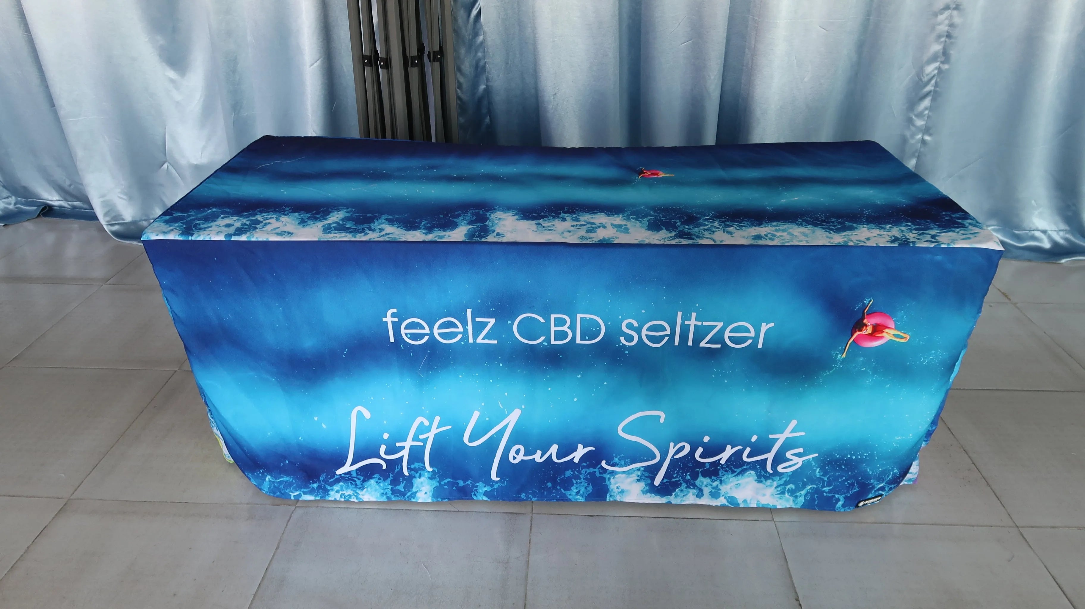 Branded Elegance: Custom Advertising Table Cover