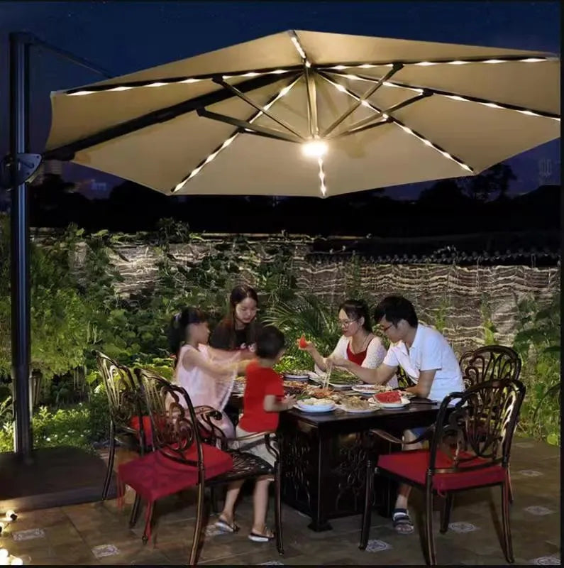 Luxury Shade: Premium Custom Cantilever Banana Umbrella (Base Not Included)