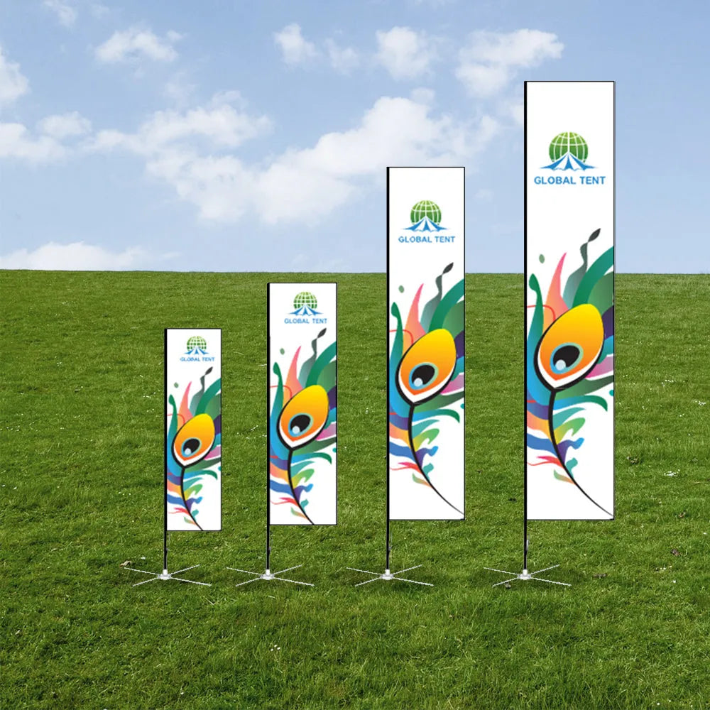 Vibrant Branding: Custom Advertising Flags Printing