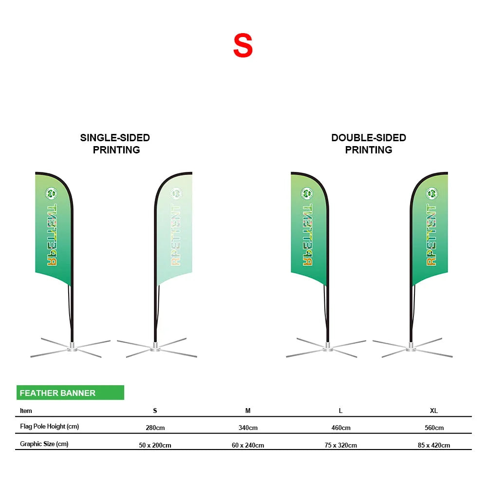 Vibrant Branding: Custom RPET Advertising Flags Printing