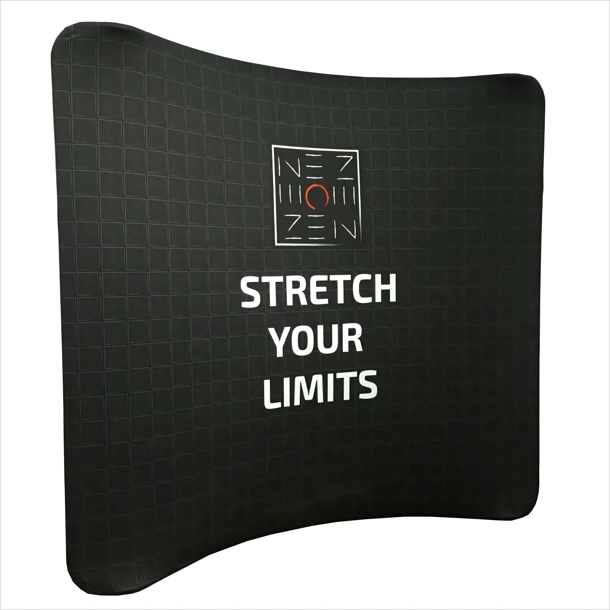 Elevate your brand presentation with the Custom Curved Exhibition Fabric Backdrop – a visually appealing, elegant, and customizable solution for events and trade shows.