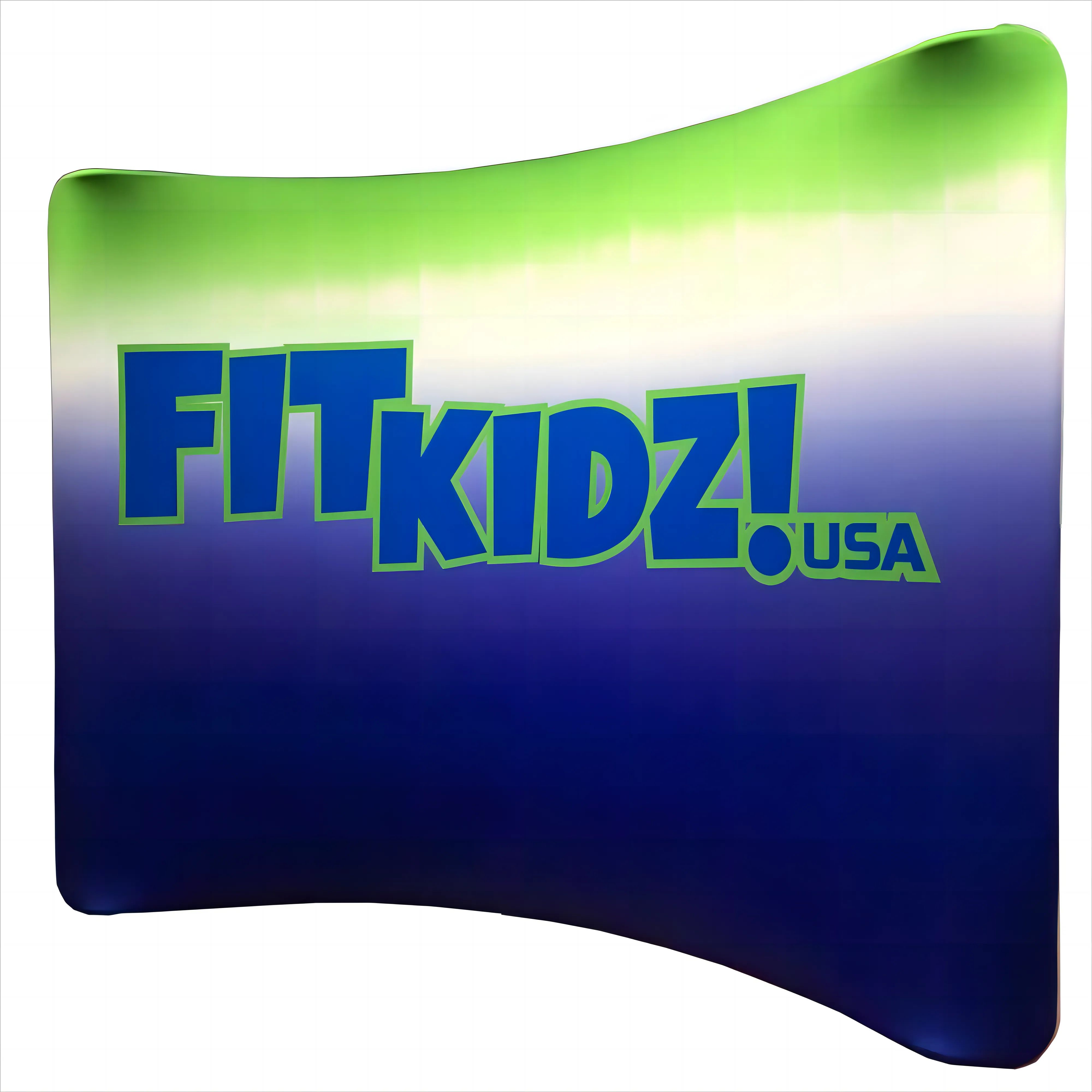 Elegance in Curve: Custom Curved Exhibition Fabric Backdrop