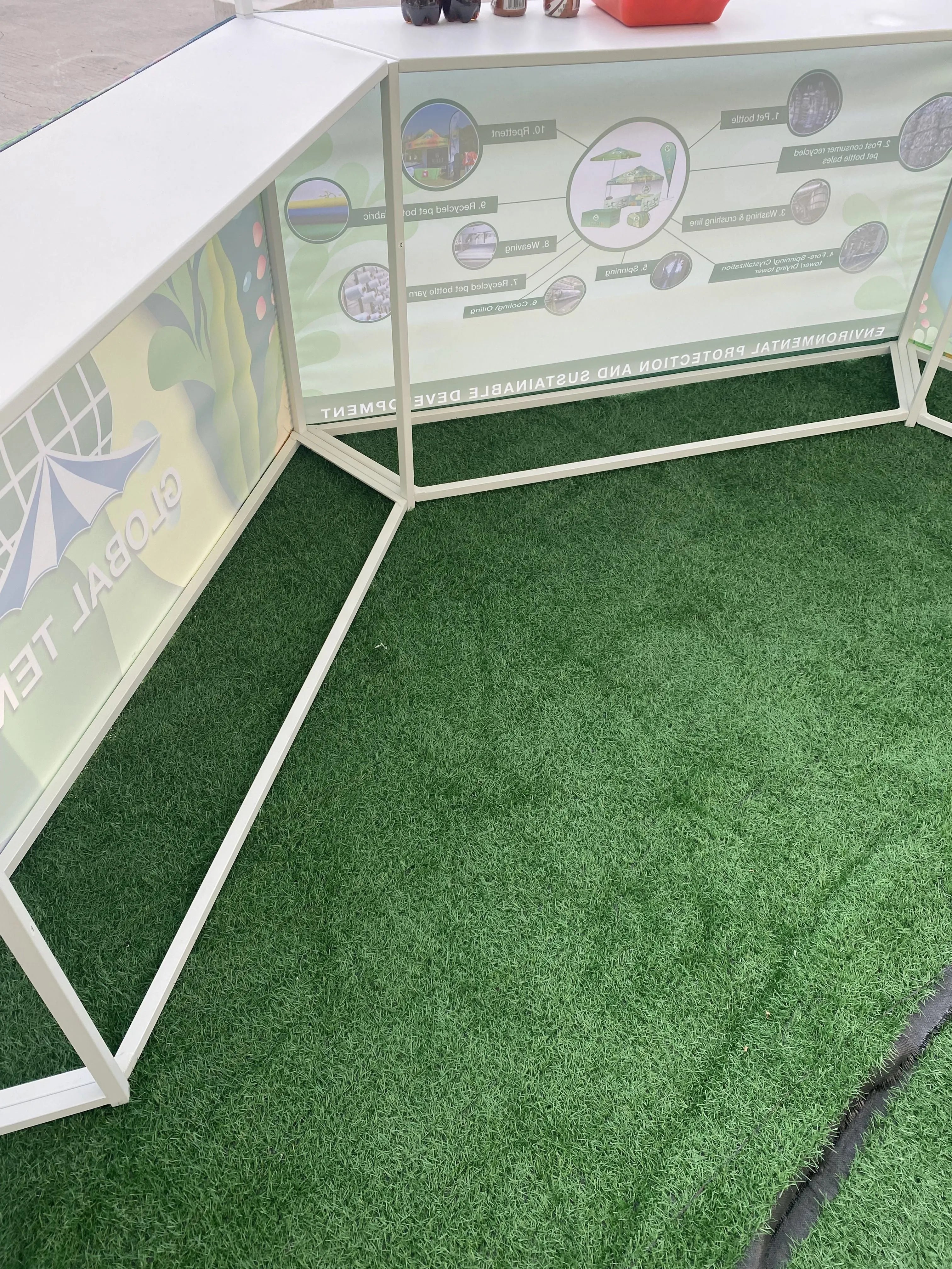 Eco-Friendly Showcase: Custom RPET Kiosk Vendor Tent