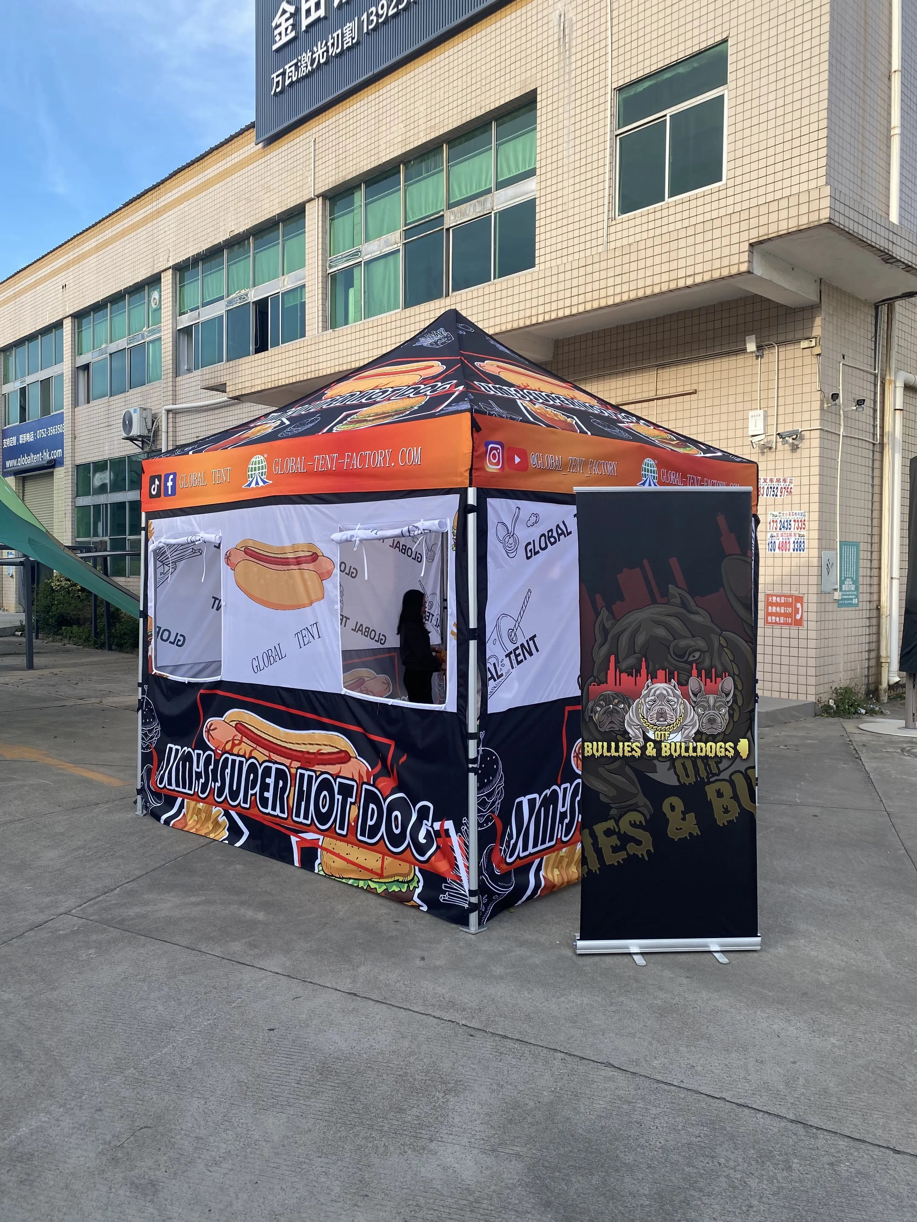 Deliciously Yours: 10'x10' Custom Food Tent