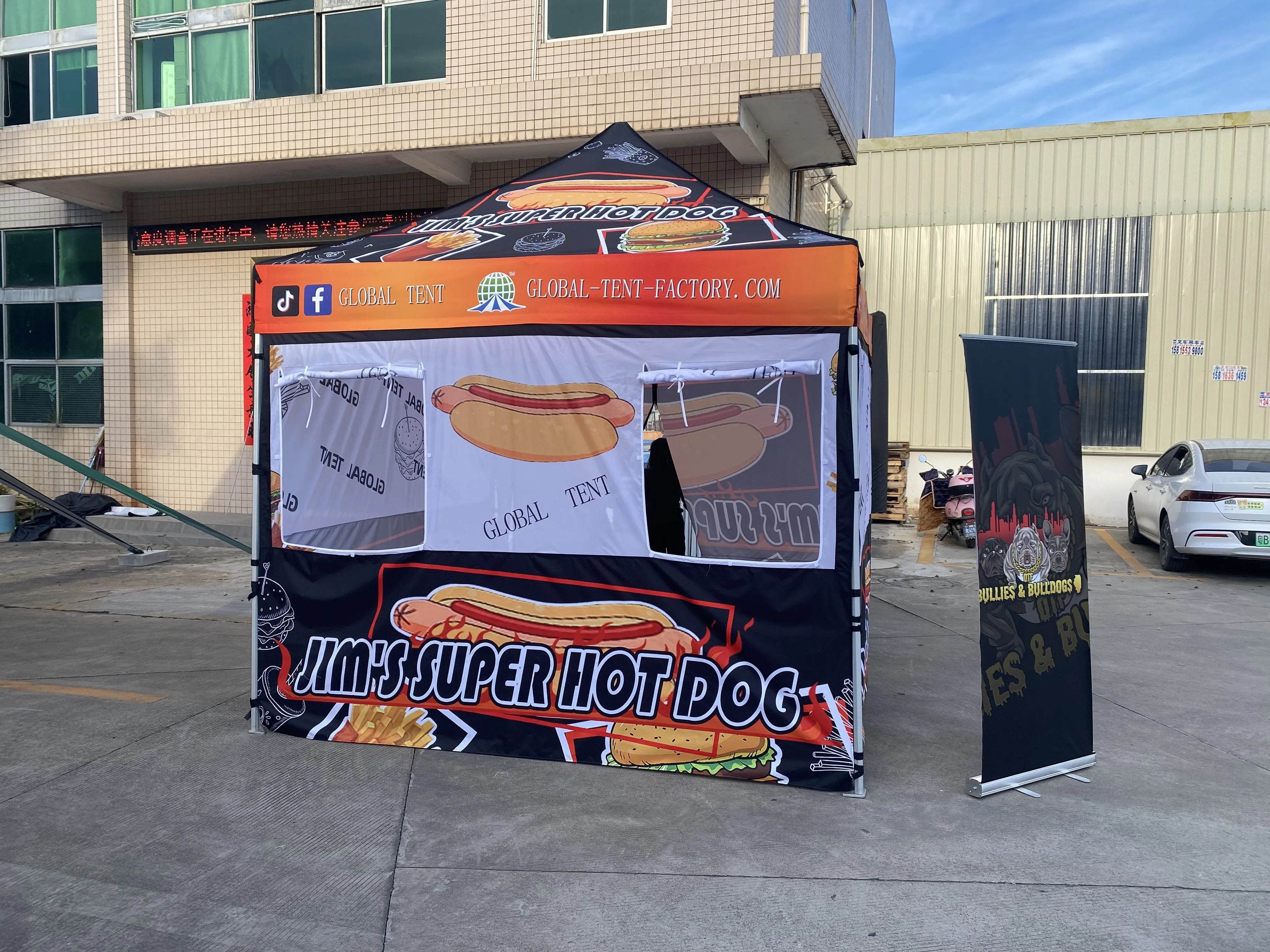Deliciously Yours: 10'x10' Custom Food Tent