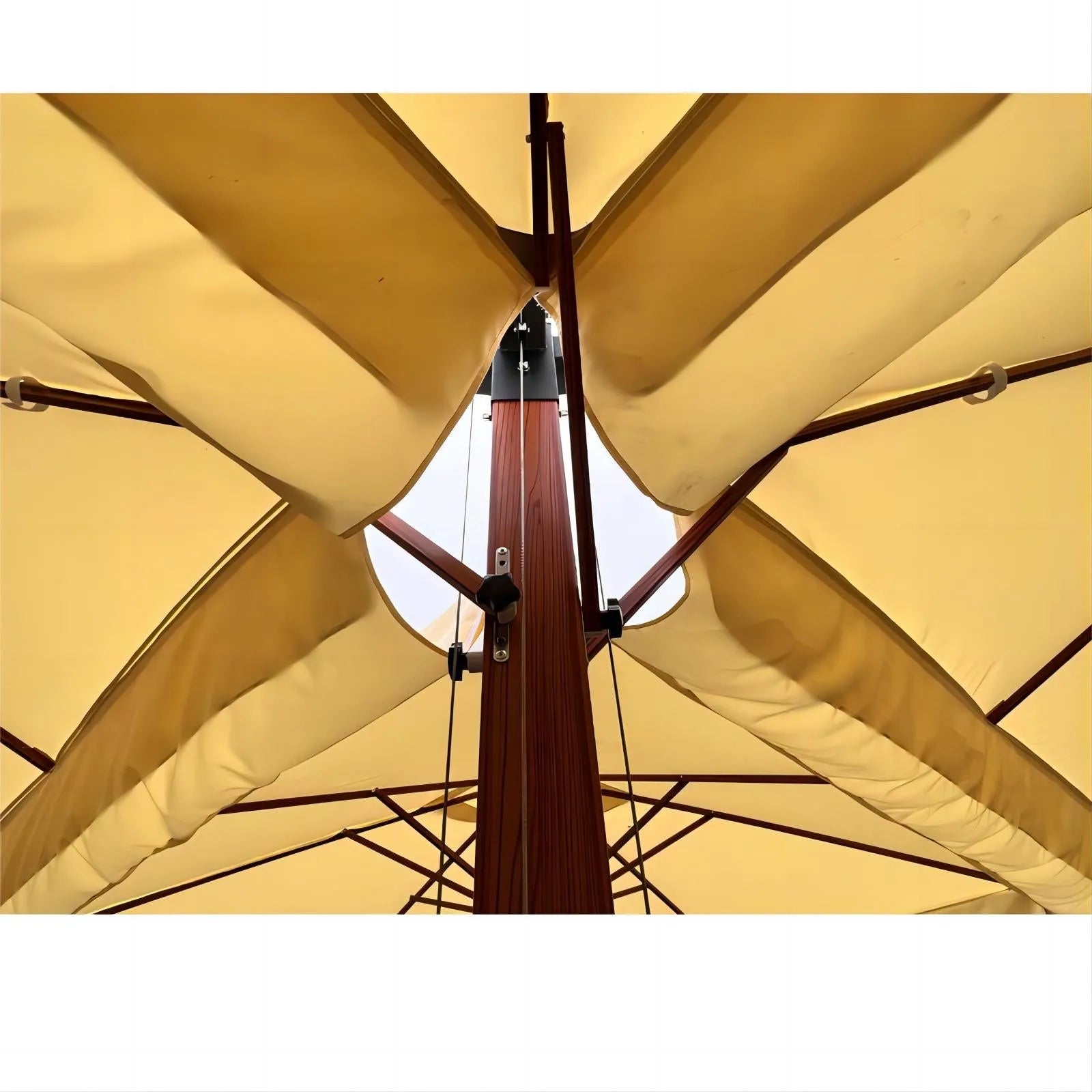 360-Degree Shade: Custom Four-Sided Cantilever Hanging Umbrella