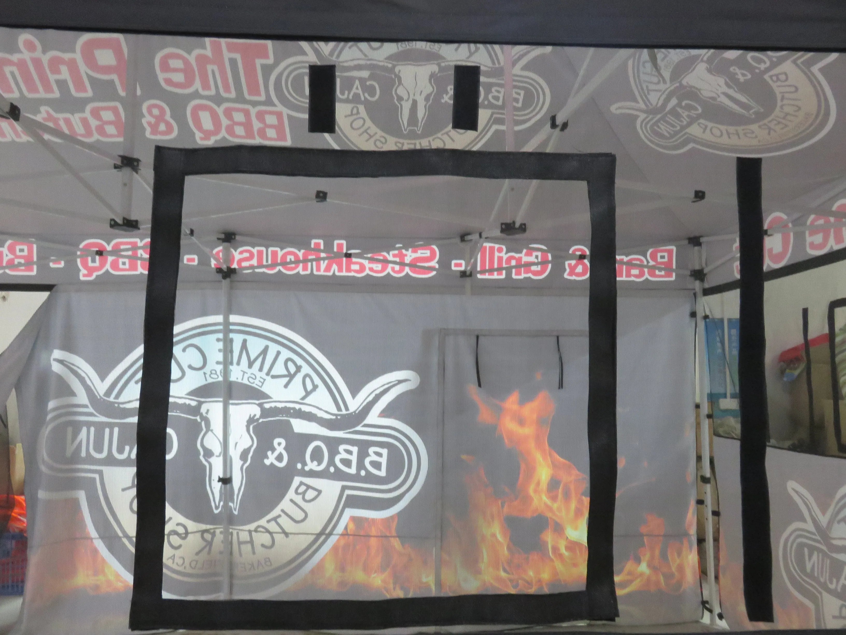 Eco-Friendly Feast: 10'x10' RPET Custom Food Tent