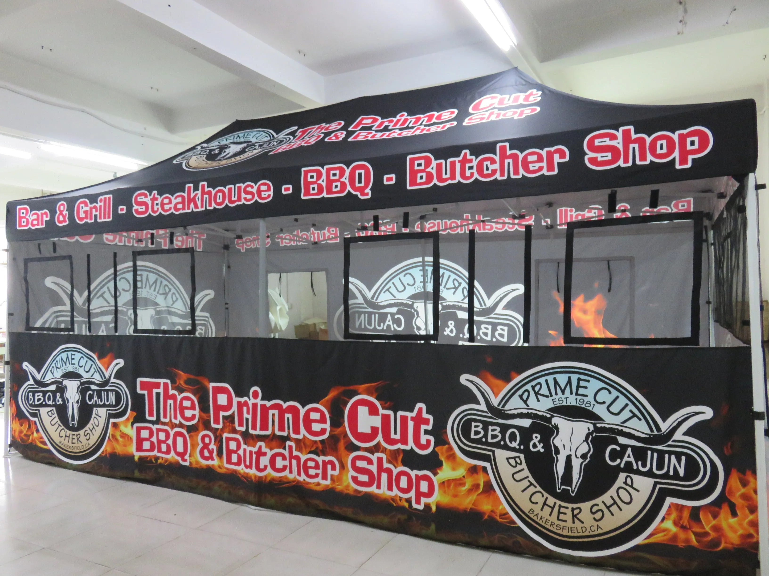 Deliciously Yours: 10'x10' Custom Food Tent
