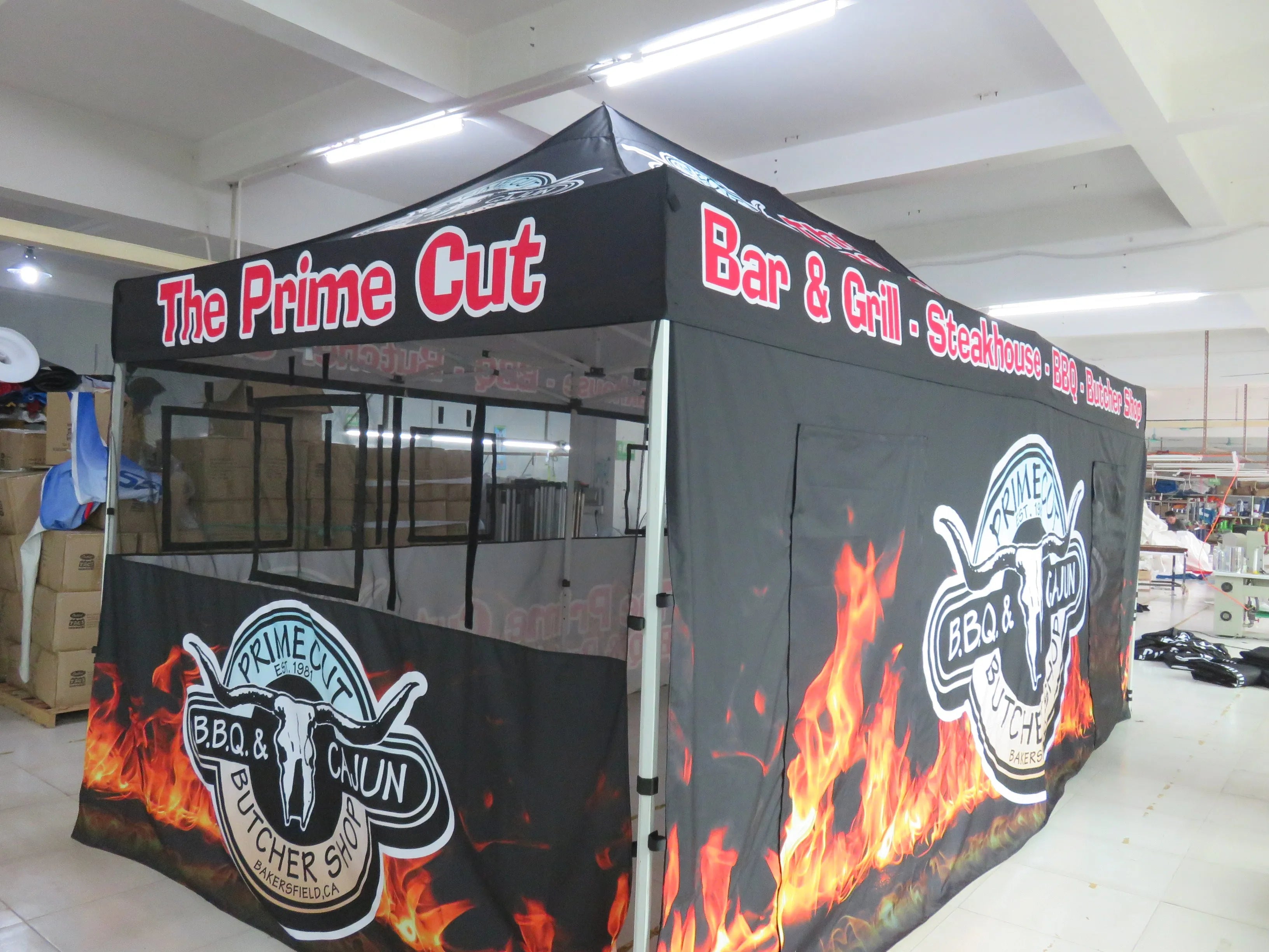 Deliciously Yours: 10'x10' Custom Food Tent