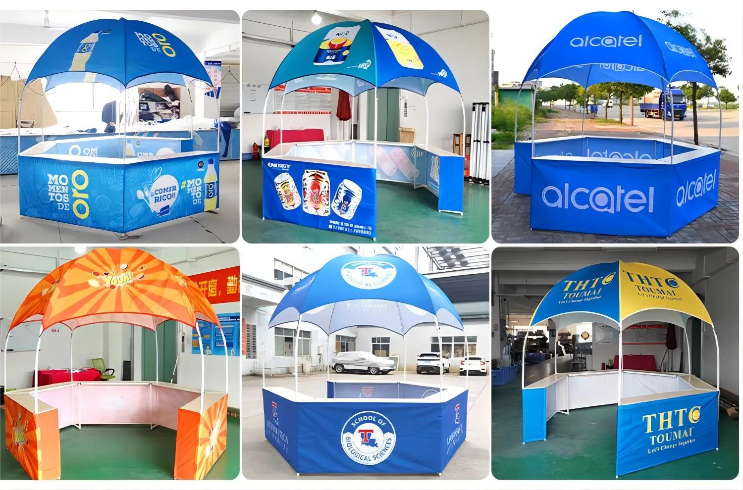 Eco-Friendly Showcase: Custom RPET Kiosk Vendor Tent