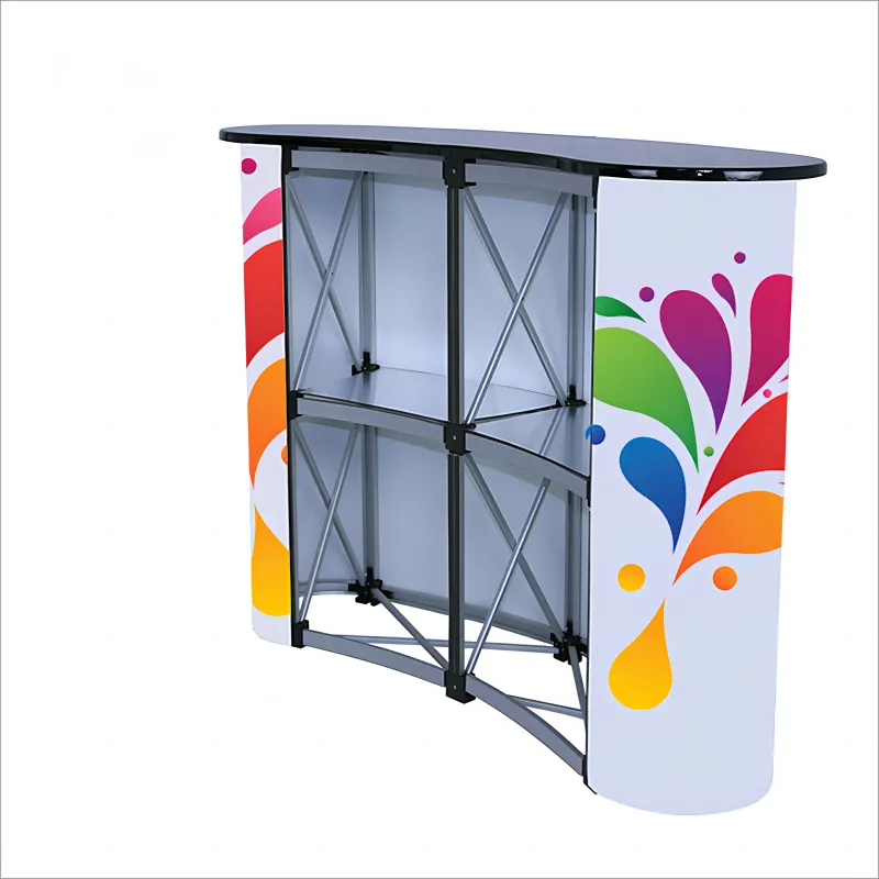 Portable Brand Hub: Custom Pop Up Counter